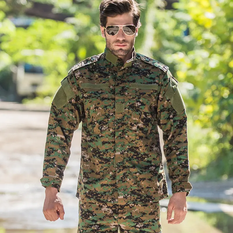 Digital Woodland Camouflage Rip-Stop Wargame Paintball Army Militär uniform