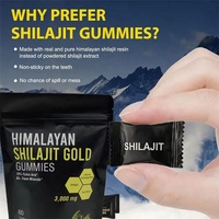Gummies de Shilajit Pur de l'Himalaya Halal Sans Sucre Qualité Or – Compléments pour le Soutien Immunitaire et Énergétique des Adultes – Approvisionnement Direct Usine