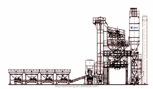 Centrale à asphalte à haut rendement et haute efficacité, système PLC, pompe motorisée pour équipement de construction routière - Product Image 6