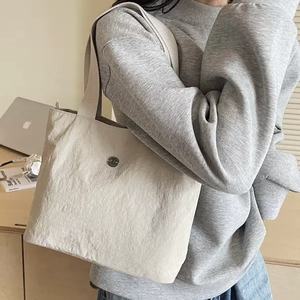 New Women Casual Lightweight Simple Canvas <b>Tote</b> Bag Versatile Mini Handbag for Books Lunch - Product Image 3