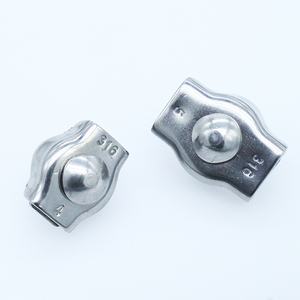 Clip de câble en acier inoxydable 304 à simple boulon pour applications marines, industrielles et de <span class=keywords><strong>bricolage</strong></span> - Product Image 2