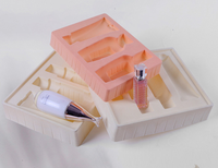 Plateau intérieur en plastique floqué personnalisé, multicolore, souple, pour cosmétiques, accessoires électroniques, matériel, artisanat, boîte cadeau