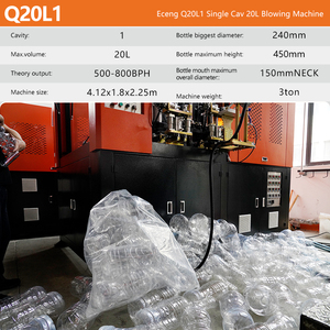 Máy thổi chai nhựa 5 gallon, máy làm chai nước PET, hoàn hảo cho sản xuất thùng nước khoáng - Product Image 2