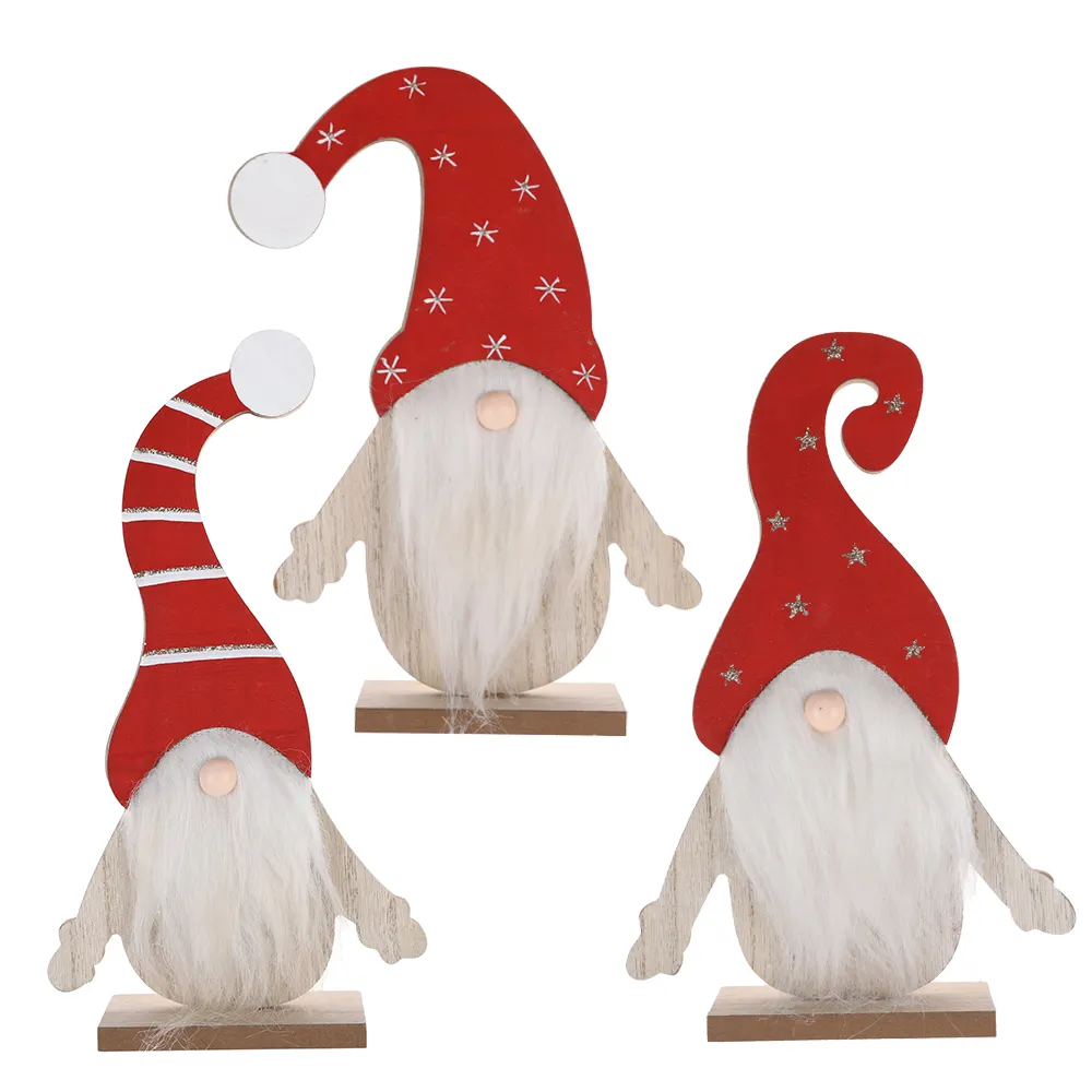 Christmas Gnome Table Decoration Tabletop Centerpiece Ornament for Home Party Desk Office Decoration