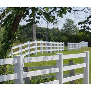 Eco-Vriendelijke 100% Puur Maagdelijke <span class=keywords><strong>Vinyl</strong></span> 3-Rail Pvc Paardenomheining - Product Image 3