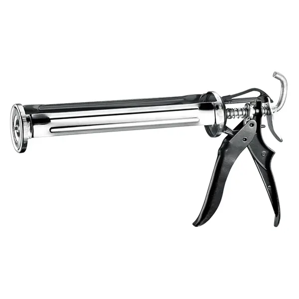 Berrylion Steel Rotary Electroplated Caulking Gun for Door and Window Filling Caulking Tool Gunpistola de calafateo