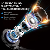 Casque de jeu sans fil Onikuma B20 Black Cat Ear Microphone Bluetooth TWS pour entreprise avec suppression du bruit (ENC)
