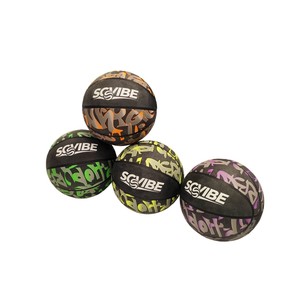 Ballon de basket professionnel en caoutchouc pour entraînement en intérieur et en extérieur avec surface antidérapante pour les jeunes et les adultes - Product Image 5
