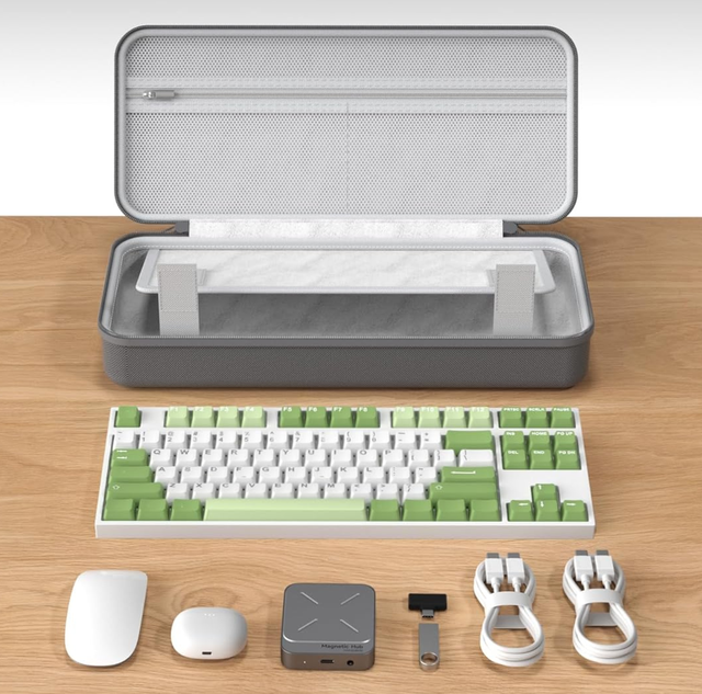 Hot Sell Hard Shell EVA Keyboard Case Protective Storage Bag Durable Carrying Case Shockproof Organizer for Travel and Office