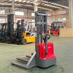 Empilhadeira Elétrica Youli 1500kg com Bateria, Empilhadeira Elétrica de Pernas Largas, Caminhão Empilhador de Paletes - Product Image 2