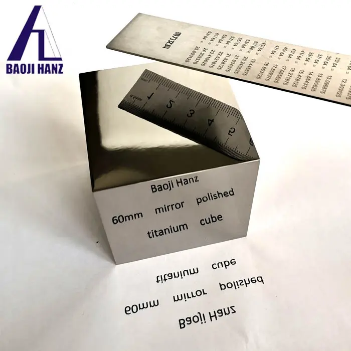 Sản xuất gương Titan Cube 1kg 6 cm