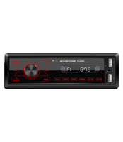 Lecteur MP3 de voiture 1DIN dans le tableau de bord, récepteur radio AUX-in, écran LCD avec télécommande, lecteur multimédia de voiture M10