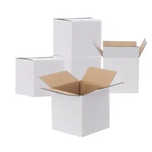Biểu tượng tùy chỉnh carton nhà sản xuất sóng gửi thư hộp cho Đóng Gói giao hàng các tông vận chuyển hộp đen bao bì