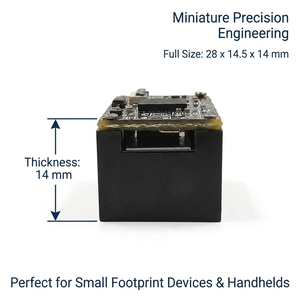 เครื่องพิมพ์แบบ all-in-one เกรดอุตสาหกรรม M3012F CODE128 <span class=keywords><strong>Han</strong></span> <span class=keywords><strong>Xin</strong></span> EAN13 QR โมดูลสแกนเนอร์อ่านบาร์โค้ด USB - Product Image 5