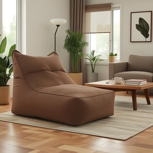 Fauteuil de relaxation individuel en tissu léger et <span class=keywords><strong>mousse</strong></span>, style moderne et décontracté, idéal pour la pause déjeuner ou la chambre à coucher - Product Image 3