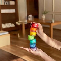 Ensemble de bougies parfumées en cire de soja de couleur personnalisée, boîte cadeau, bougie d'aromathérapie sans fumée pour la relaxation à domicile