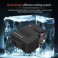 Mini projecteur portable UC28C, filaire, 1080P Full HD, lecteur multimédia, projecteur LCD, appareil de cinéma maison, numérique