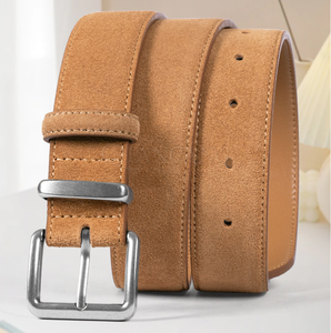 Cinturones de Cuero de Vaca de Primera Calidad con Hebilla de Aleación, Diseño Vintage, Logotipo Personalizado de Fábrica, para Hombres y Mujeres - Product Image 2