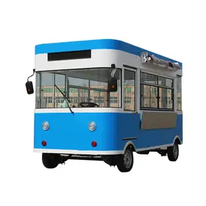 Multicab Triporteur 食品车范购物车电器实用移动雪铁龙快餐车与椅子和座位出售卡塔尔