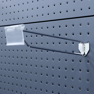 JOSAM OEM ODM Crochets pour panneau perforé chromé de 20cm Installation facile Rack pour magasin unique Acier Fer pour affichage de trous Industriel léger - Product Image 5