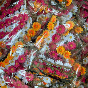 Diademas de guirnalda floral con corona de flores a la moda para niña dama multicolor para fiesta de boda - Product Image 3
