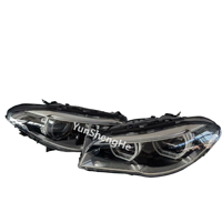 Phare de haute qualité pour 11-17 Style BMW Série 5 F10 F18 Angel Eye LED Phares Installation facile