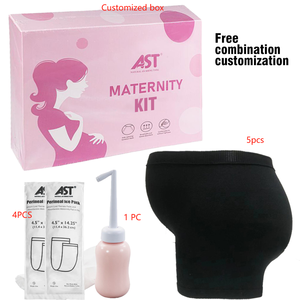 Kit de Recuperación Posparto, Ropa Interior Desechable de Algodón, Limpieza Vaginal, Botella Peri, Calcetines Hidratantes, Toallitas de Hamamelis, Higiene - Product Image 4