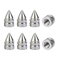 Ambark Overseas Limited – Ensemble de 4 capuchons de valve coniques en laiton de haute qualité, finition métallique, haute pression, forgés, résistants à la corrosion, OEM
