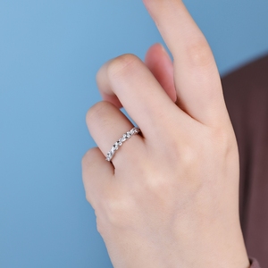 Anillo de Joyería Fina de Lujo para Boda, Clásico, con Diamante Natural de Corte Marquesa, Oro Blanco Sólido de 18K, Personalizado, Entrega Rápida Diaria - Product Image 2