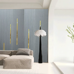 Nhà máy trực tiếp cách âm acoustic tường gỗ Panel với MDF lõi Tùy chỉnh màu sắc & Thiết kế hiện đại cho khách sạn căn hộ phòng tập thể dục - Product Image 5