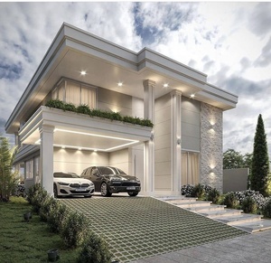 Ánh sáng khung thép bão bằng chứng log cabin Bộ dụng cụ prefab biệt thự nhà để bán với AU NZ tiêu chuẩn - Product Image 1