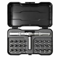 ANDUUK – Kit de tournevis multifonction 24-en-1 avec cliquet, embouts et mini-outils de réparation pour PC et usage domestique