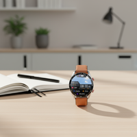 Nouvelle Montre Connectée HW20 2026 avec Moniteur de Fréquence Cardiaque, en Acier Inoxydable, pour Affaires et Suivi d'Activité, Compatible Android et iOS