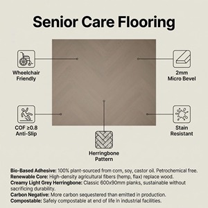 <span class=keywords><strong>Parquet</strong></span> en bois écologique et économe en énergie avec incrustations, accents métalliques, bois recyclé, luxe contemporain, utilisation extérieure - Product Image 3