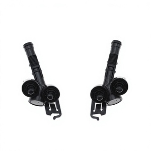 30698422 30698423 Tapas de boquillas de lavado de faros delanteros para Volvo S40 C70 C30 V50, de plástico, con clip para parachoques delantero - Product Image 1
