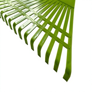 Râteau à feuilles en plastique vert <span class=keywords><strong>de</strong></span> haute qualité Yapu avec manche en bois 40x54cm 22 dents - Product Image 2