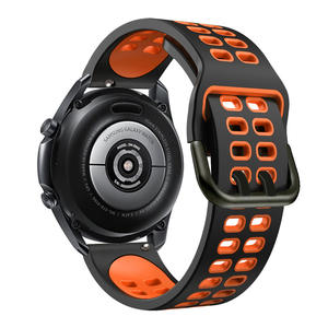 Cinturini per orologi in Silicone da 22mm per cinturini per orologi in Silicone <span class=keywords><strong>Huawei</strong></span> GT3 <span class=keywords><strong>GT2</strong></span> <span class=keywords><strong>Pro</strong></span> GT Runner da 46mm - Product Image 2