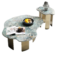 Meja kopi mewah desain furnitur ruang tamu meja teh Tab teh kecil