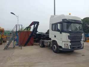 حاوية 20 قدم/40 قدم مقطورة صخرية 37 طن Mqg37A لرافات الحاويات المتوفرة - Product Image 5