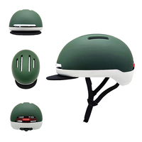 Casco da Bicicletta con Sistema di Sicurezza LED Ricaricabile USB, Leggero, Alla Moda e Intelligente, per Ciclismo su Strada