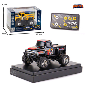 Quái vật bánh xe 2.4GHz 1/64 Mini Retro Pickup Xe Tải Điều khiển từ xa trôi xe sở thích RC xe ô tô đồ chơi mô hình quà tặng cho người lớn trẻ em trai - Product Image 3
