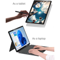 Prix d'usine Surface 14 pouces Intel N100 I3 I5 I7 16 Go 256 Go 512 Go 1 To Windows 2-en-1 Tablette avec clavier Ordinateurs portables professionnels