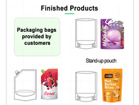 Ensacheuse automatique Doypack machine d'emballage horizontale grain nourriture pour animaux sel sucre riz doypack machine ligne de remplissage de sacs