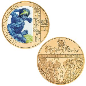 Moneda Conmemorativa de <span class=keywords><strong>Ragnarok</strong></span>, Insignia de Metal Fundido a Presión, Colección de Regalos de Anime - Product Image 4