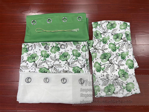 Американские шторы на заказ, занавески для украшения окон, шторы для дома, роскошные черные шторы для гостиной с цветочным принтом - Product Image 4