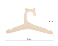 Contreplaqué personnalisé écologique en vrac nouvelle petite taille durable mixte bois naturel bébé enfants cintres pour placard