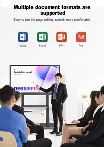 <span class=keywords><strong>Tableau</strong></span> blanc interactif 55"65"75"86" avec projecteur, tout-en-un, écran tactile, <span class=keywords><strong>tableau</strong></span> intelligent interactif, caméra intégrée - Product Image 4