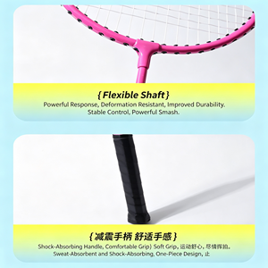 Raquette de badminton en carbone multicouche 3U 85g, puissance extra-élevée, cadre large, poignée adhérente à haute friction, compétition professionnelle - Product Image 4
