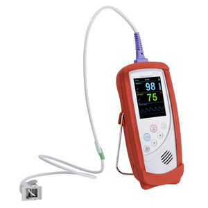 Moniteur de SpO2 portable pour nourrissons/nouveau-nés/bébés, oxymètre de pouls vétérinaire et chirurgical avec batterie rechargeable, modèle plastique H200B - Product Image 4