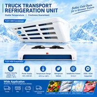 Unité de réfrigération électrique à refroidissement rapide TLEV-400, système de réfrigération compact pour le transport en camions et fourgons